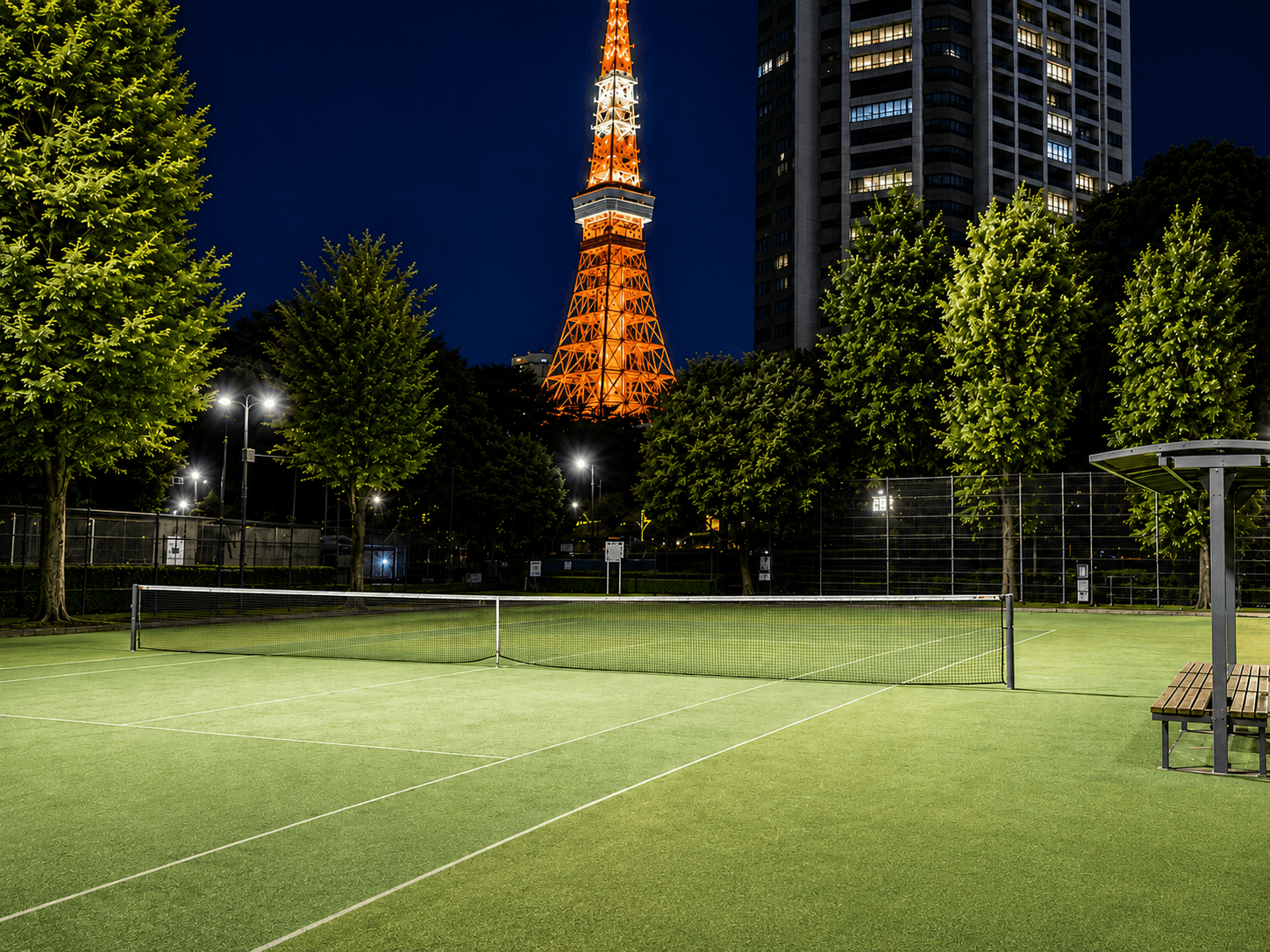 Shiba Park Tennis Courts